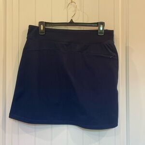 Navy blue skort by Lands End